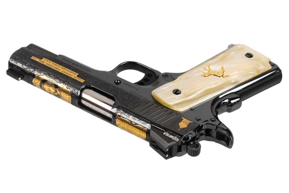 Colt 1911 Combat Commander 4.25" 38 Super SERIAL #5 Engraved Gold Inlay NIB-img-5
