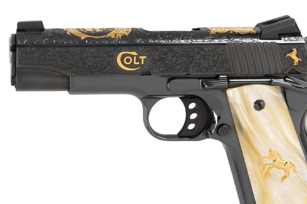 Colt 1911 Combat Commander 4.25" 38 Super SERIAL #5 Engraved Gold Inlay NIB-img-7