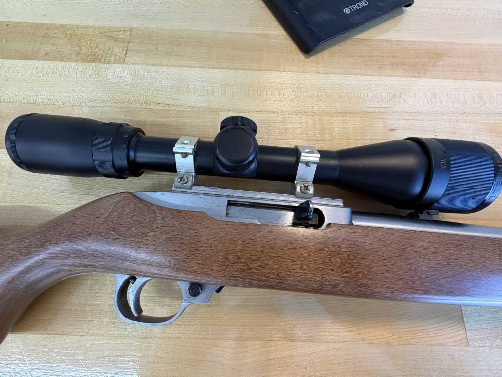 Ruger 10/22 Stainless Carbine Rifle with Bushnell Banner Scope 4-12x40mm-img-5