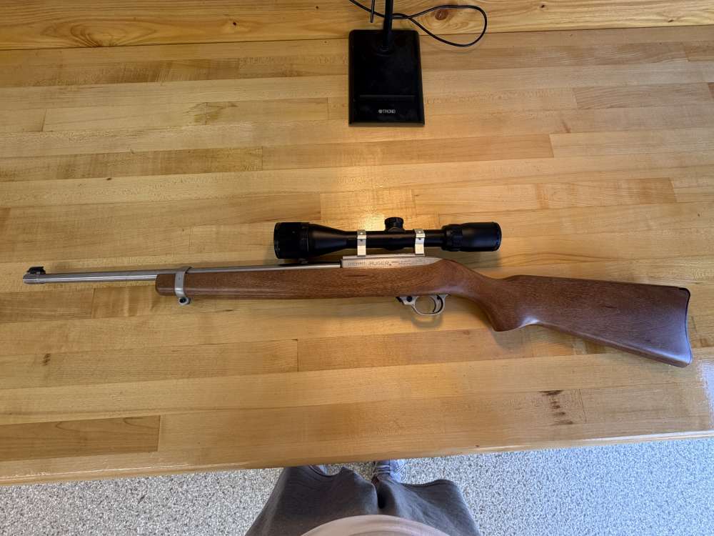 Ruger 10/22 Stainless Carbine Rifle with Bushnell Banner Scope 4-12x40mm-img-0