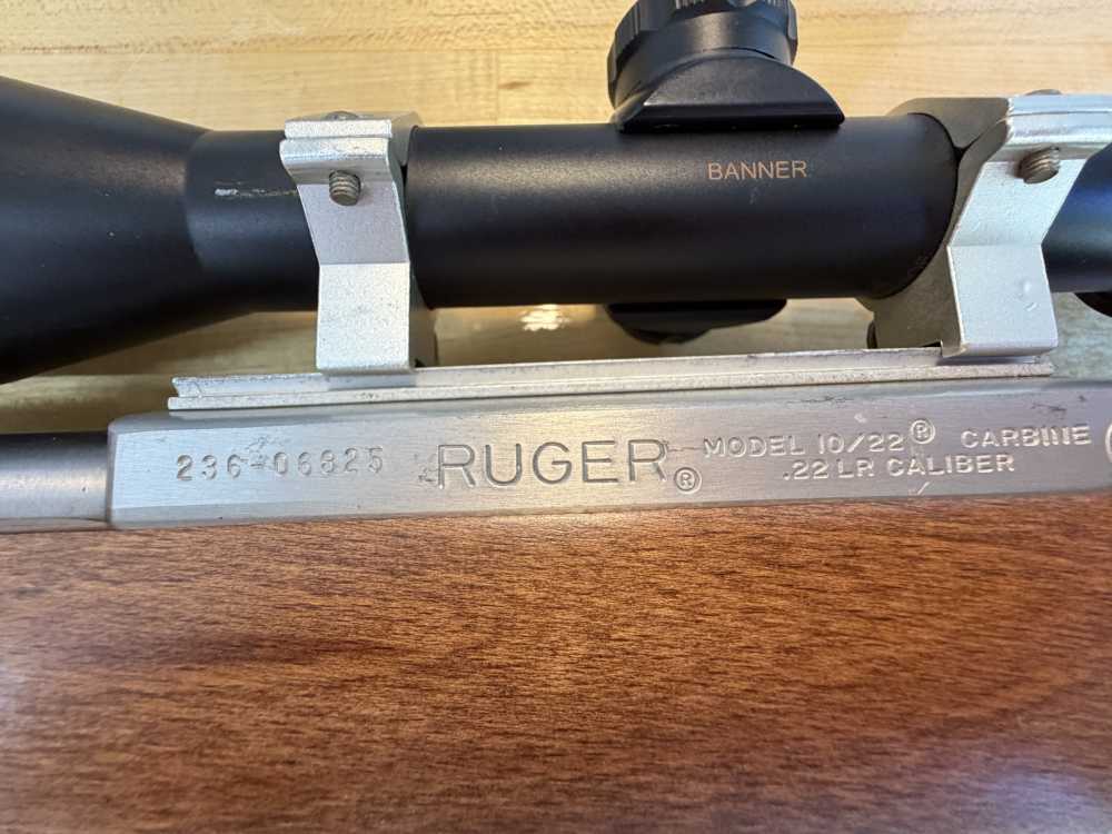 Ruger 10/22 Stainless Carbine Rifle with Bushnell Banner Scope 4-12x40mm-img-12