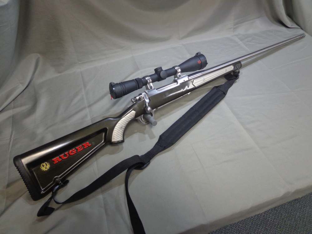 Ruger M77 Mark II, 338WinMag, Stainless, Paddle Stock - .01 Start!-img-0