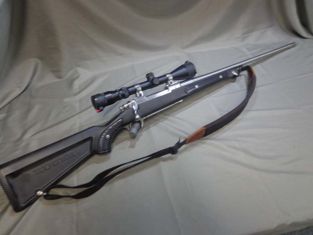 Ruger M77 Mark II 22" Stainless, 30-06, Boat Paddle Stock, .01 Start!-img-0