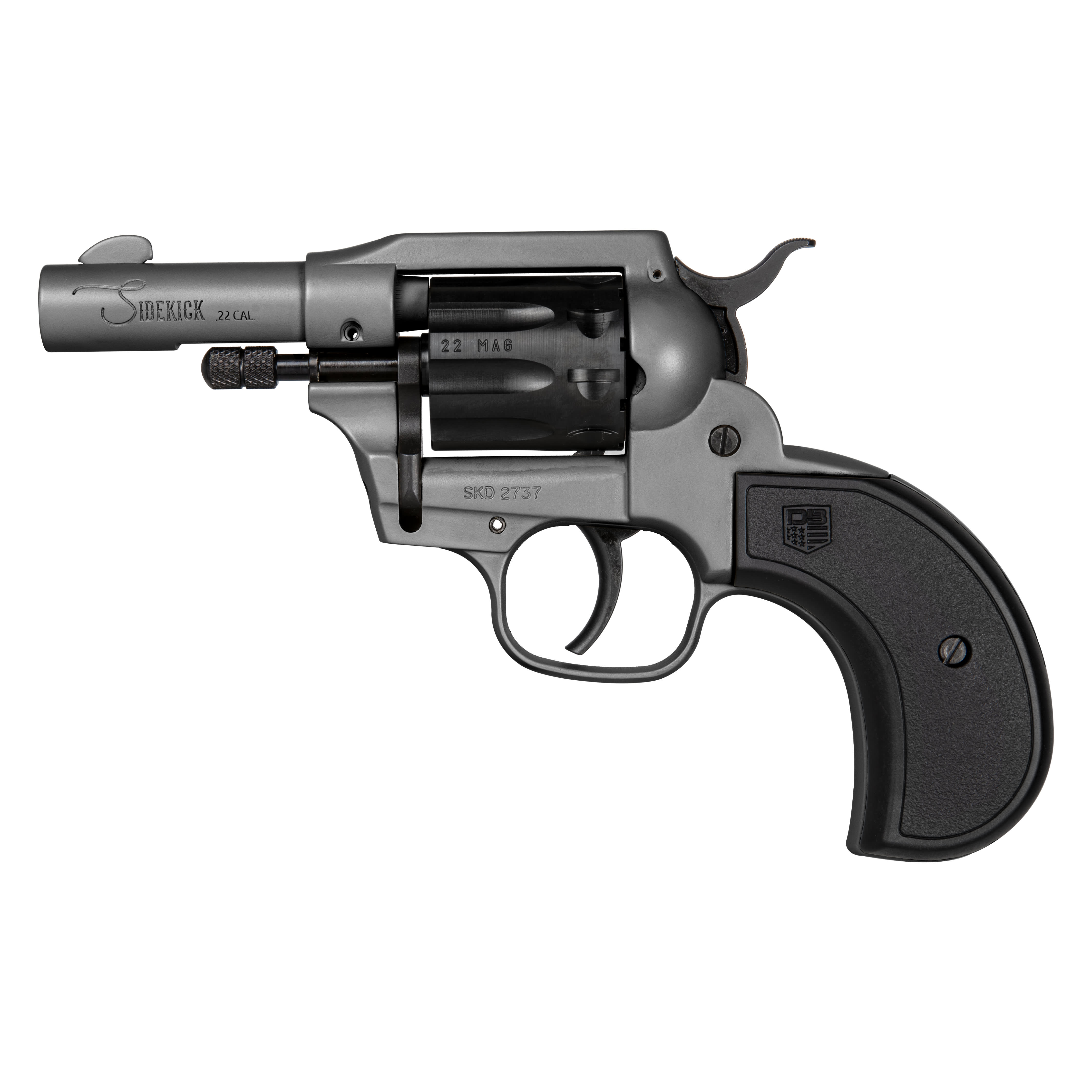 DB0600A051 Diamondback Firearms Sidekick 22 LR | Magnum 3" 9rd Dark Gray Ce-img-0