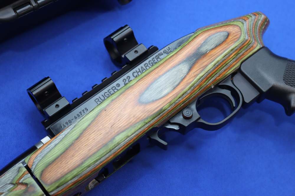 Ruger 10-22 Charger Takedown Pistol 22LR 10" Threaded Green Laminate 04918-img-10