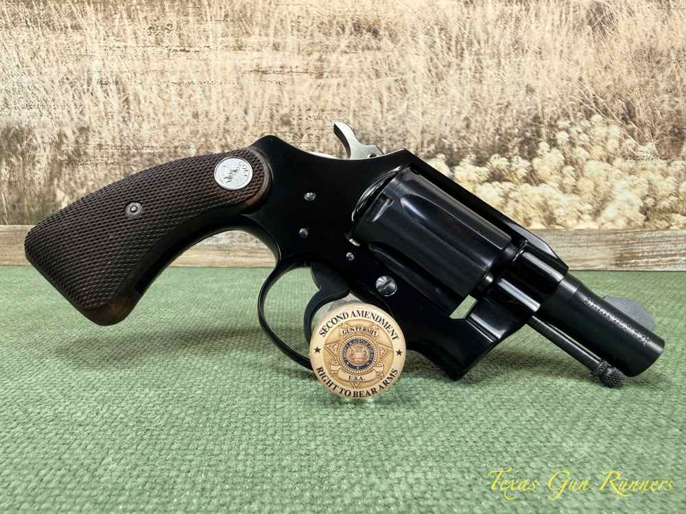 1967 Colt Cobra First Issue .38 Special 2” Lightweight Blued Revolver C&R-img-0