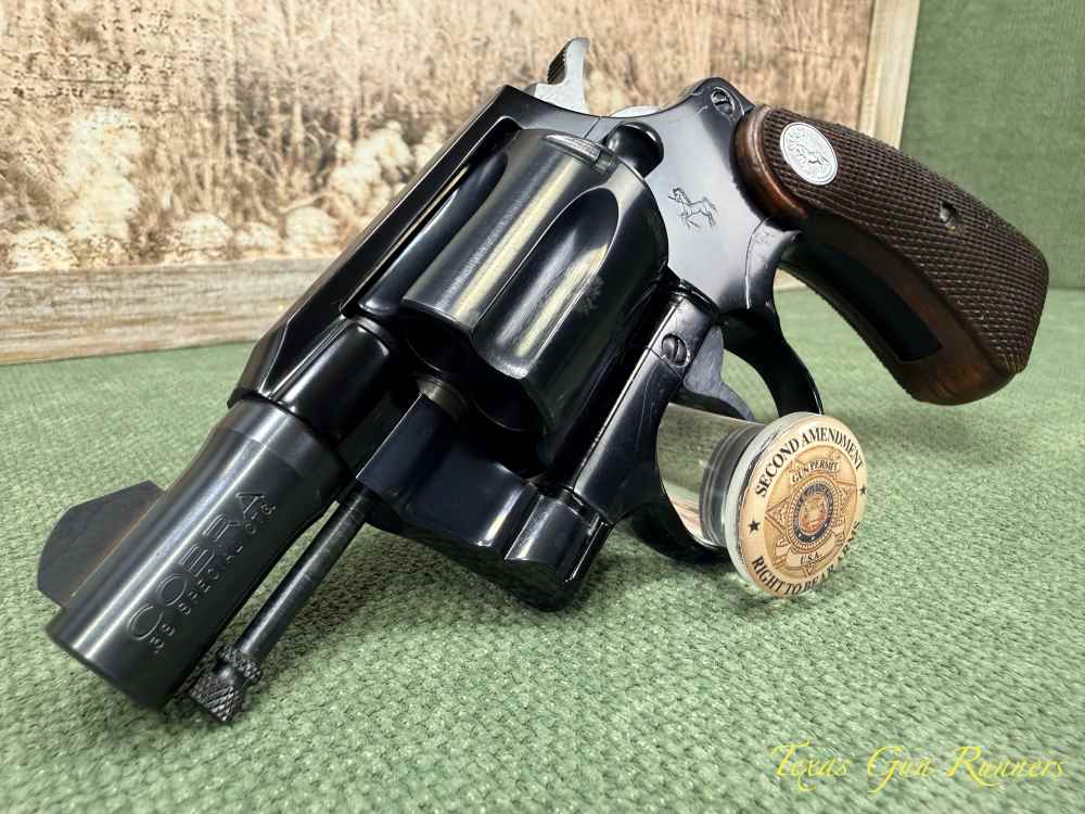1967 Colt Cobra First Issue .38 Special 2” Lightweight Blued Revolver C&R-img-4