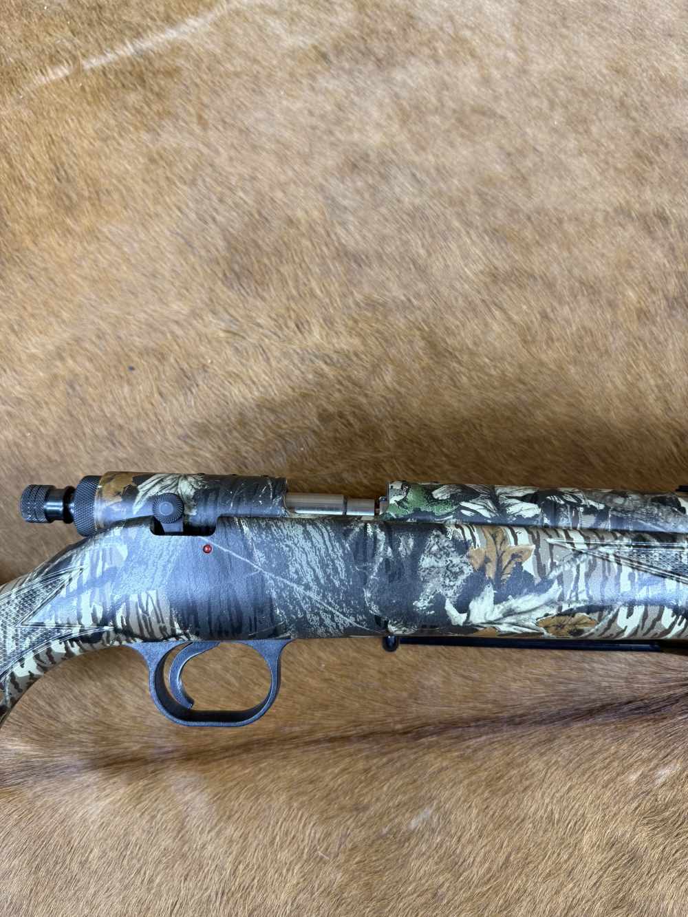 KNIGHT TK2000 12GA CAMO BLACKPOWDER MUZZLELOADING SHOTGUN W/ SHOT & WADS-img-2