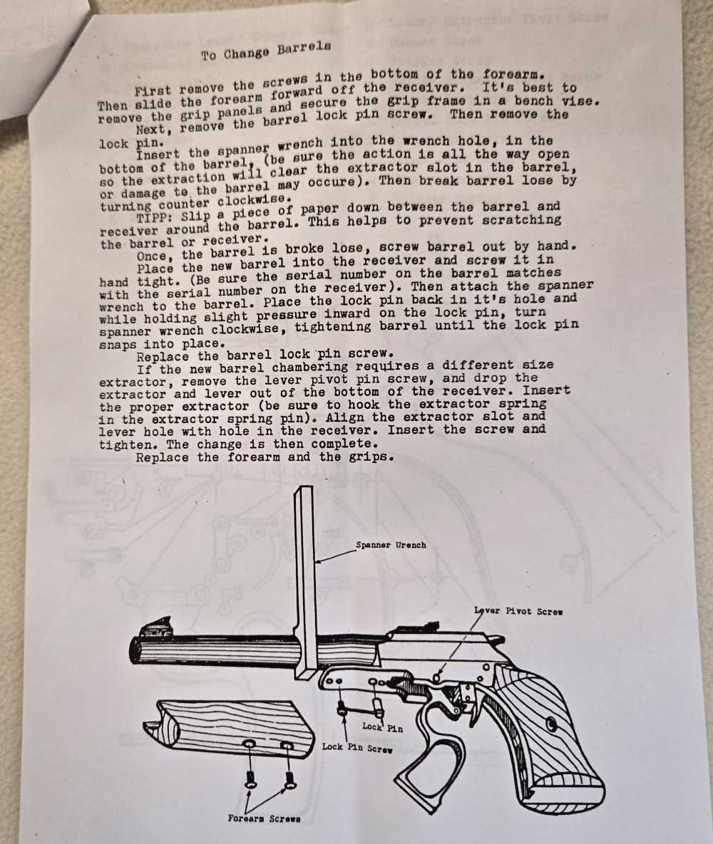 MOA Corp Maximum Pistol 3 Barrel Set Scoped Rare Collectable 6BR 7BR 30-39-img-15