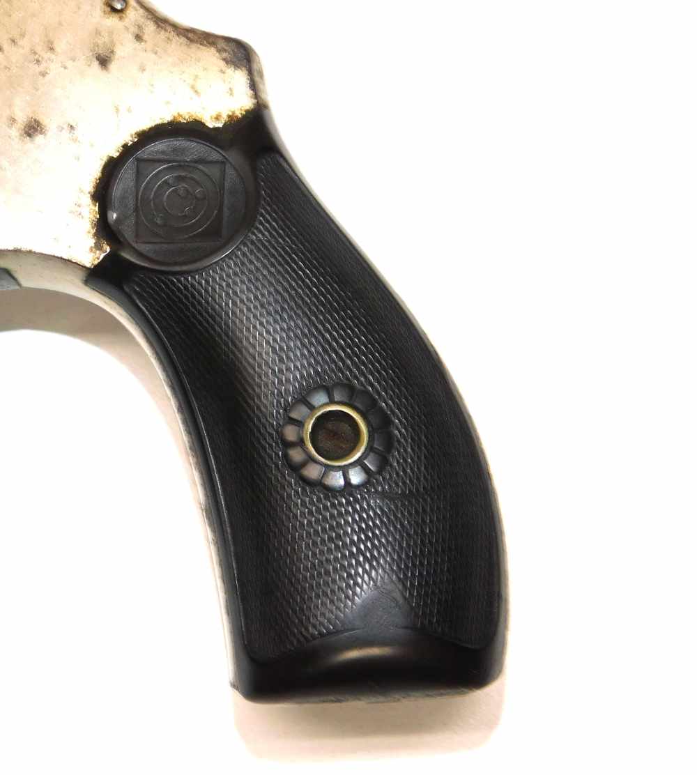 Harrington & Richardson Hammerless .38 S&W Cal. Top Break Revolver Used NR-img-13