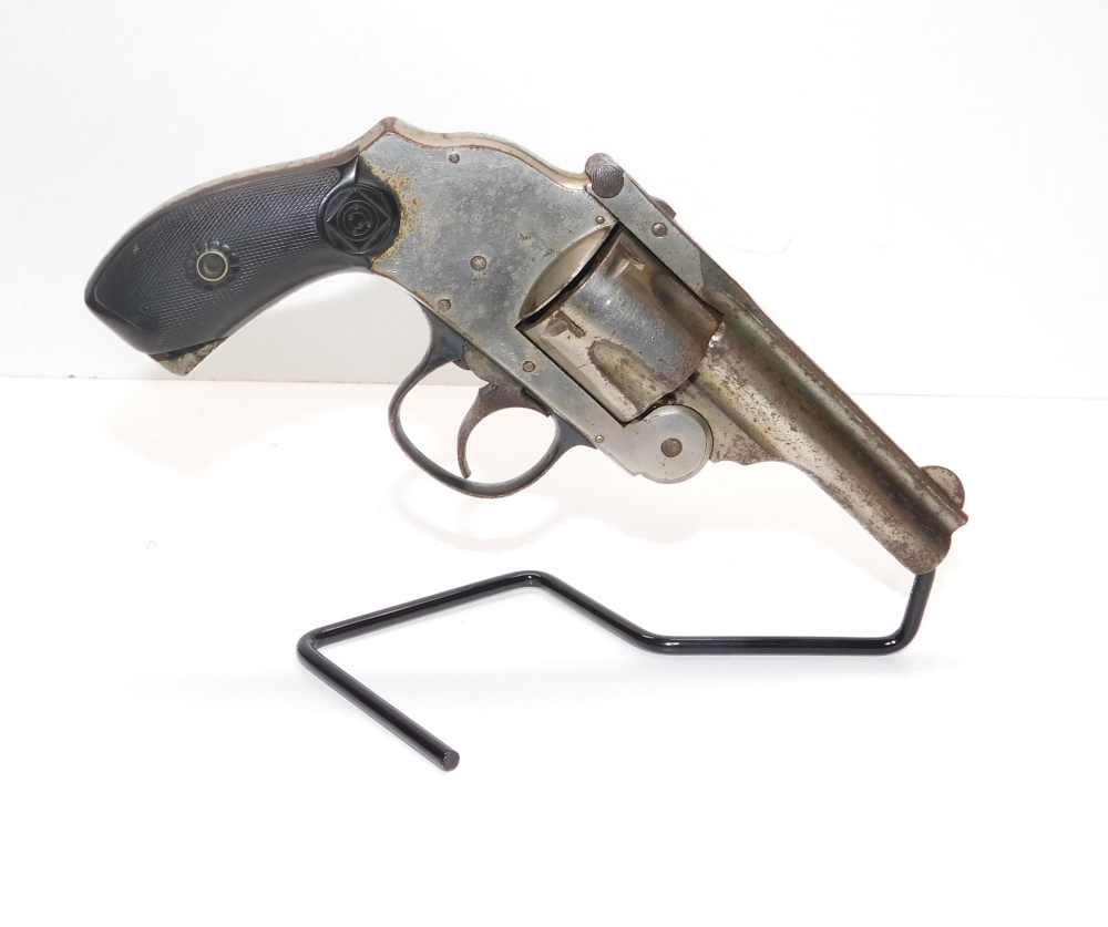 Harrington & Richardson Hammerless .38 S&W Cal. Top Break Revolver Used NR-img-17