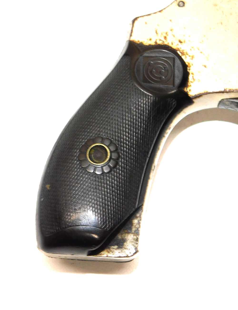 Harrington & Richardson Hammerless .38 S&W Cal. Top Break Revolver Used NR-img-14