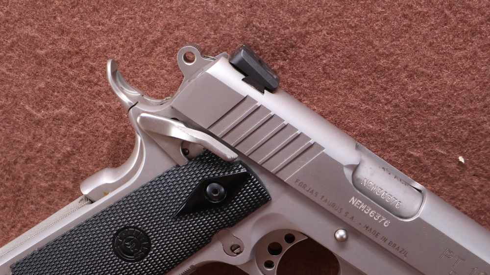 Taurus PT 1911 AR 45 ACP Semi 5" BRL 2x 8 Rd Safeties EXC Bore-img-3