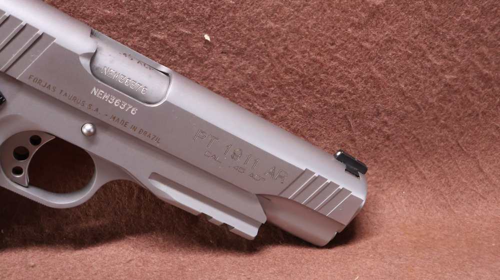 Taurus PT 1911 AR 45 ACP Semi 5" BRL 2x 8 Rd Safeties EXC Bore-img-4