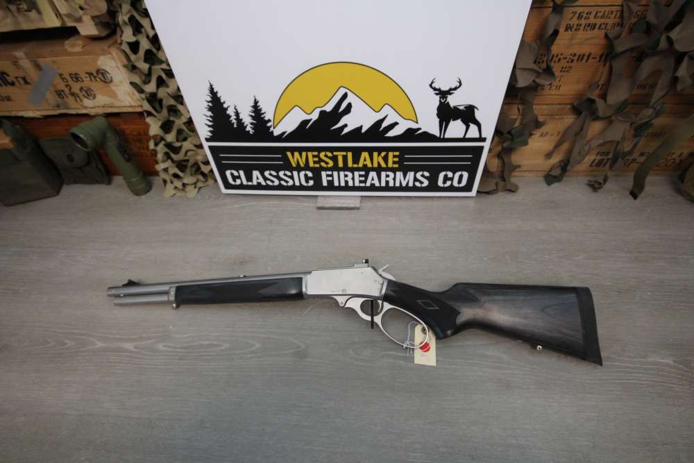 Marlin Model 1895 Trapper in 45-70 Govt with 16" Threaded Barrel - Stainles-img-5