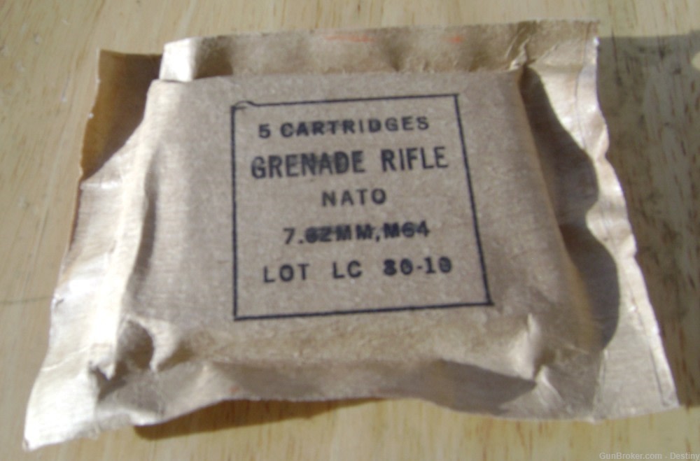 Box of 5ct. 7.62 Nato Blank Grenade Launching Cartridges-img-2