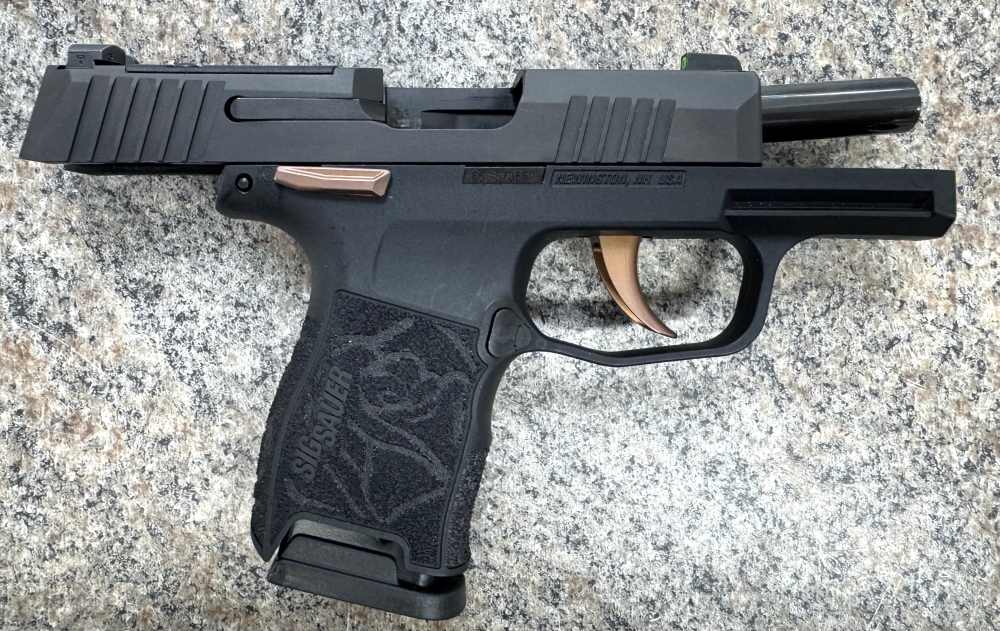 Sig Sauer P365 Rose .380 ACP  2 Mags + Vaultek Safe-img-14