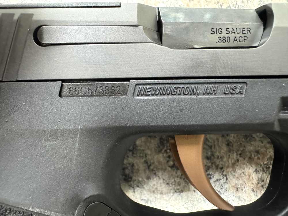 Sig Sauer P365 Rose .380 ACP  2 Mags + Vaultek Safe-img-7