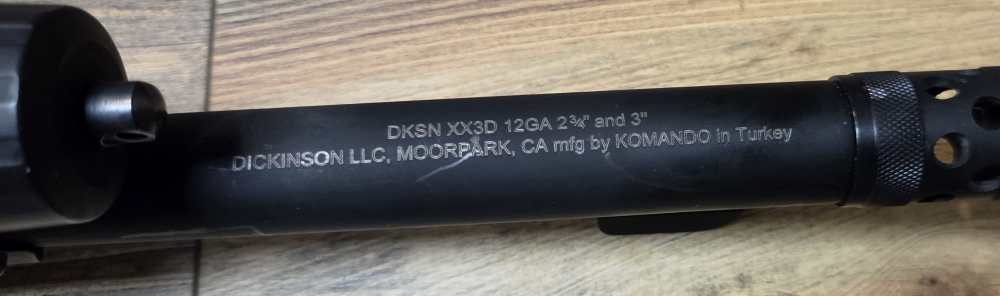 Dickinson Tactical 12 Gauge Pump Action Shotgun 18.5" -img-18