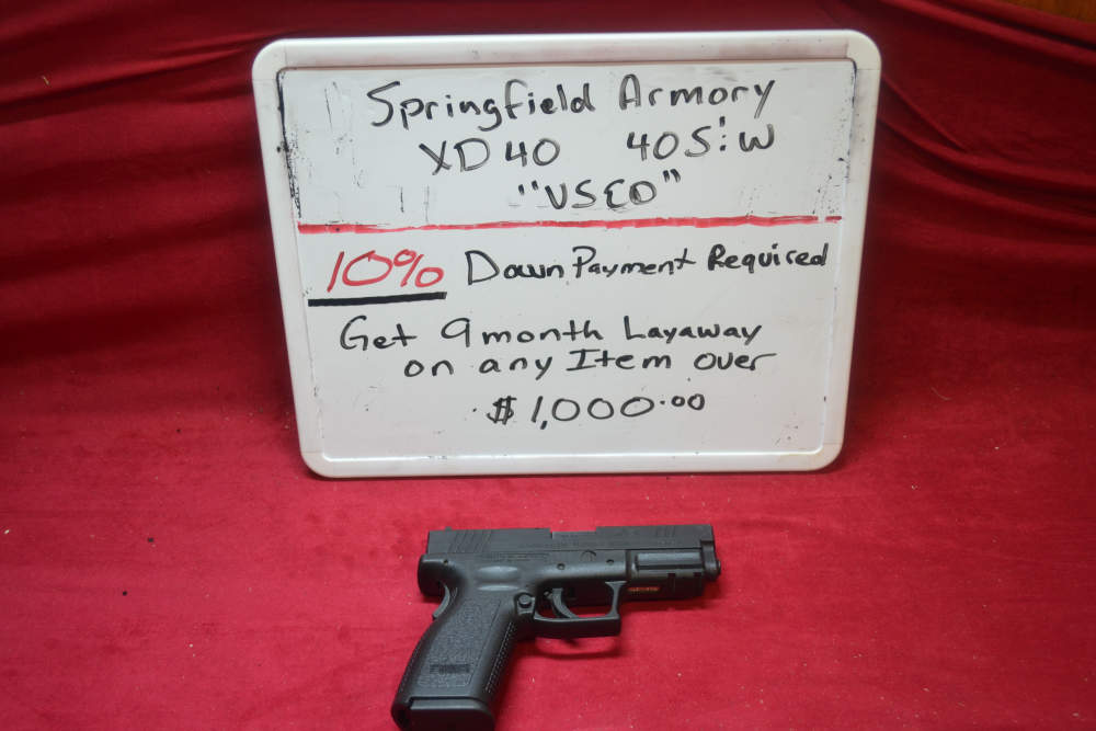 Springfield Armory XD40 40S&W 4"Barrel Used, Layaway Available.-img-0