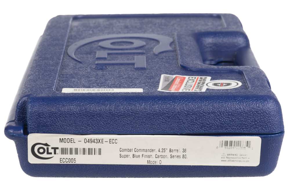 Colt 1911 Combat Commander 4.25" 38 Super SERIAL #5 EL COMPADRE Stag NIB-img-10