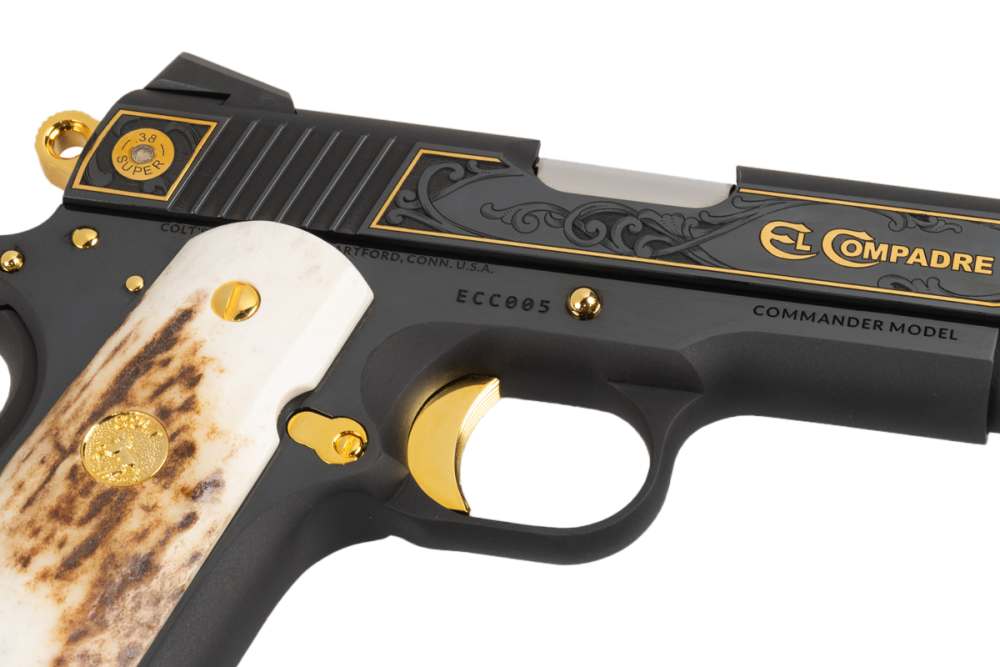 Colt 1911 Combat Commander 4.25" 38 Super SERIAL #5 EL COMPADRE Stag NIB-img-6