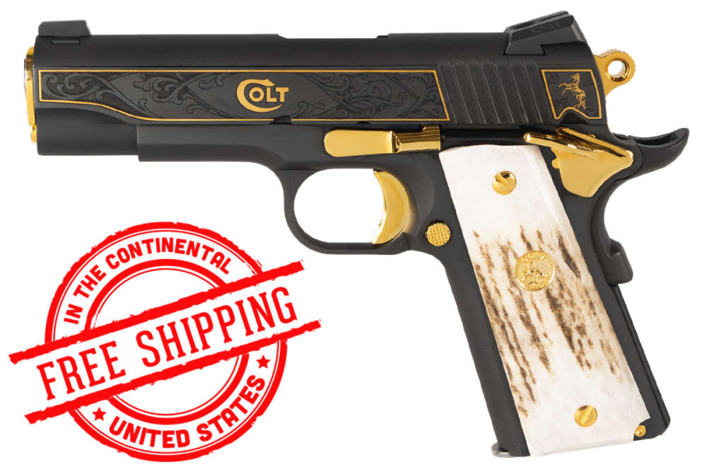 Colt 1911 Combat Commander 4.25" 38 Super SERIAL #5 EL COMPADRE Stag NIB-img-1
