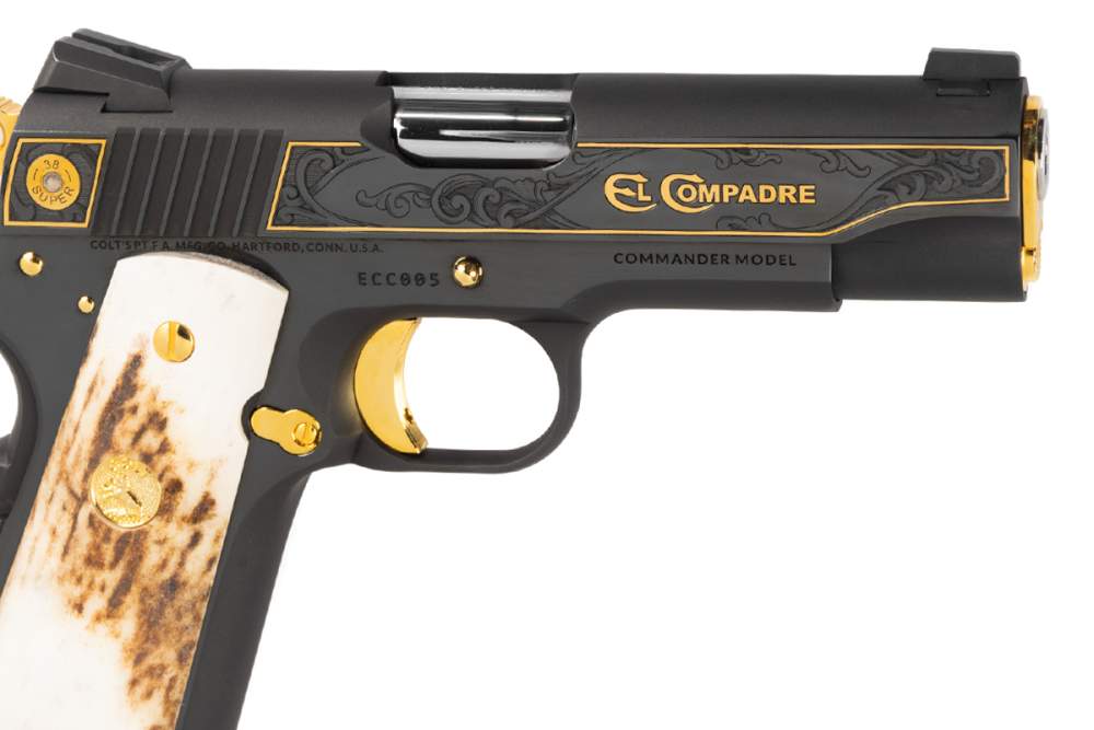 Colt 1911 Combat Commander 4.25" 38 Super SERIAL #5 EL COMPADRE Stag NIB-img-8