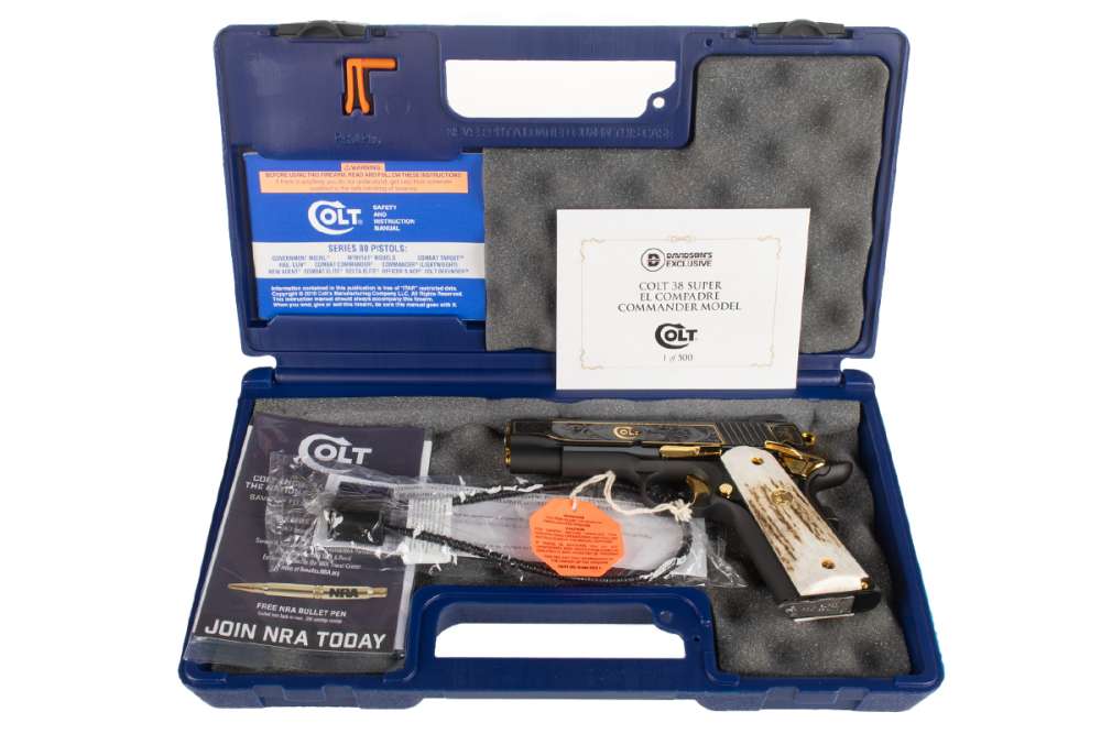 Colt 1911 Combat Commander 4.25" 38 Super SERIAL #5 EL COMPADRE Stag NIB-img-9
