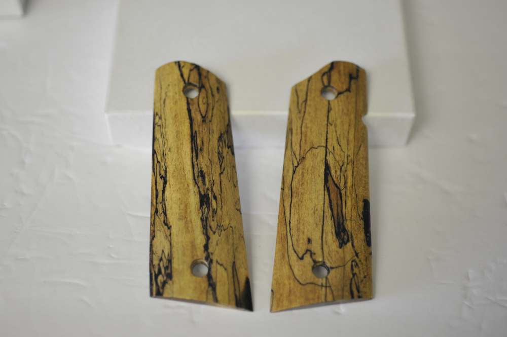 Exotic Wood Grips by Esmeralda, Full Size 1911 Grips s/n SMM27196-img-0