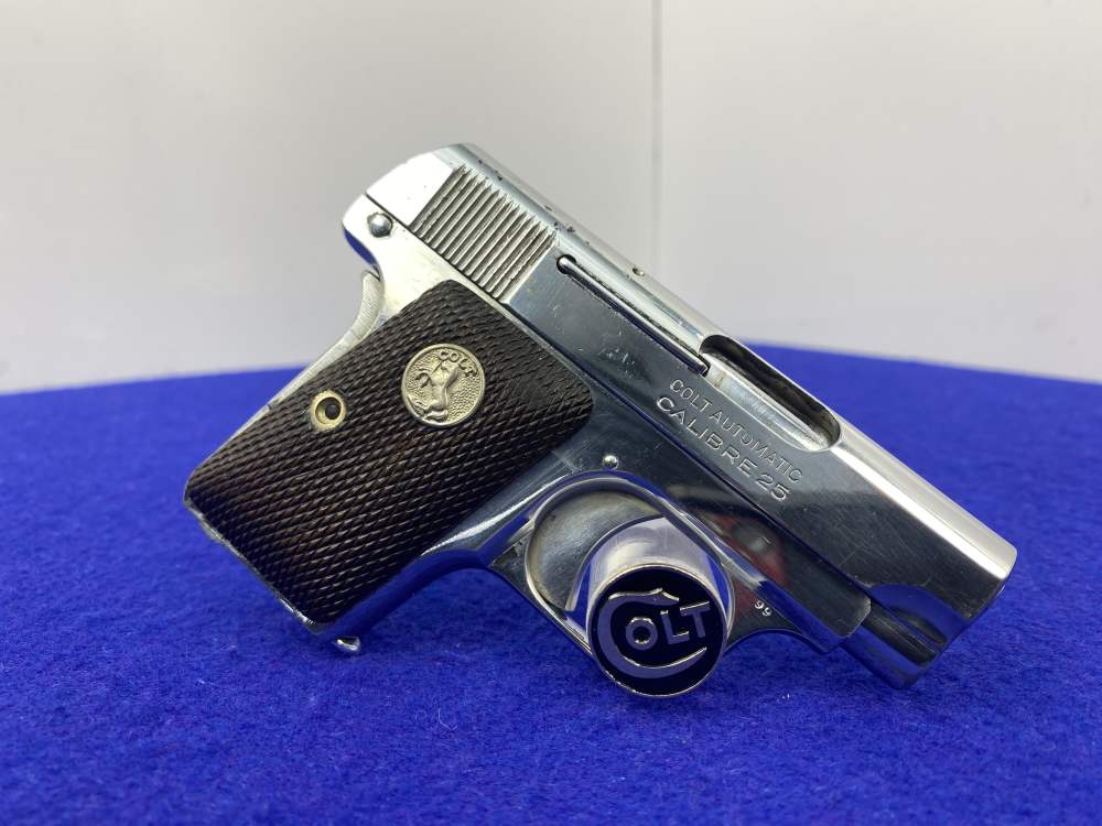 Colt Model 1908 Vest Pocket 1933 .25 ACP Pistol 2" *PRE-WWII HANDGUN*-img-6