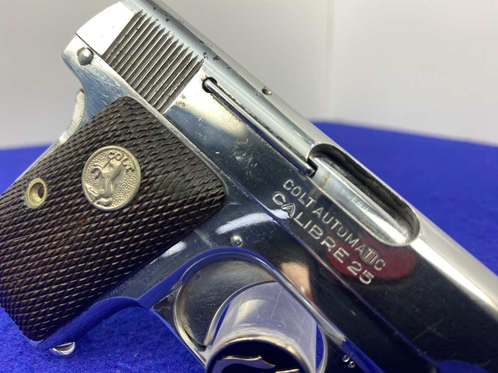 Colt Model 1908 Vest Pocket 1933 .25 ACP Pistol 2" *PRE-WWII HANDGUN*-img-8