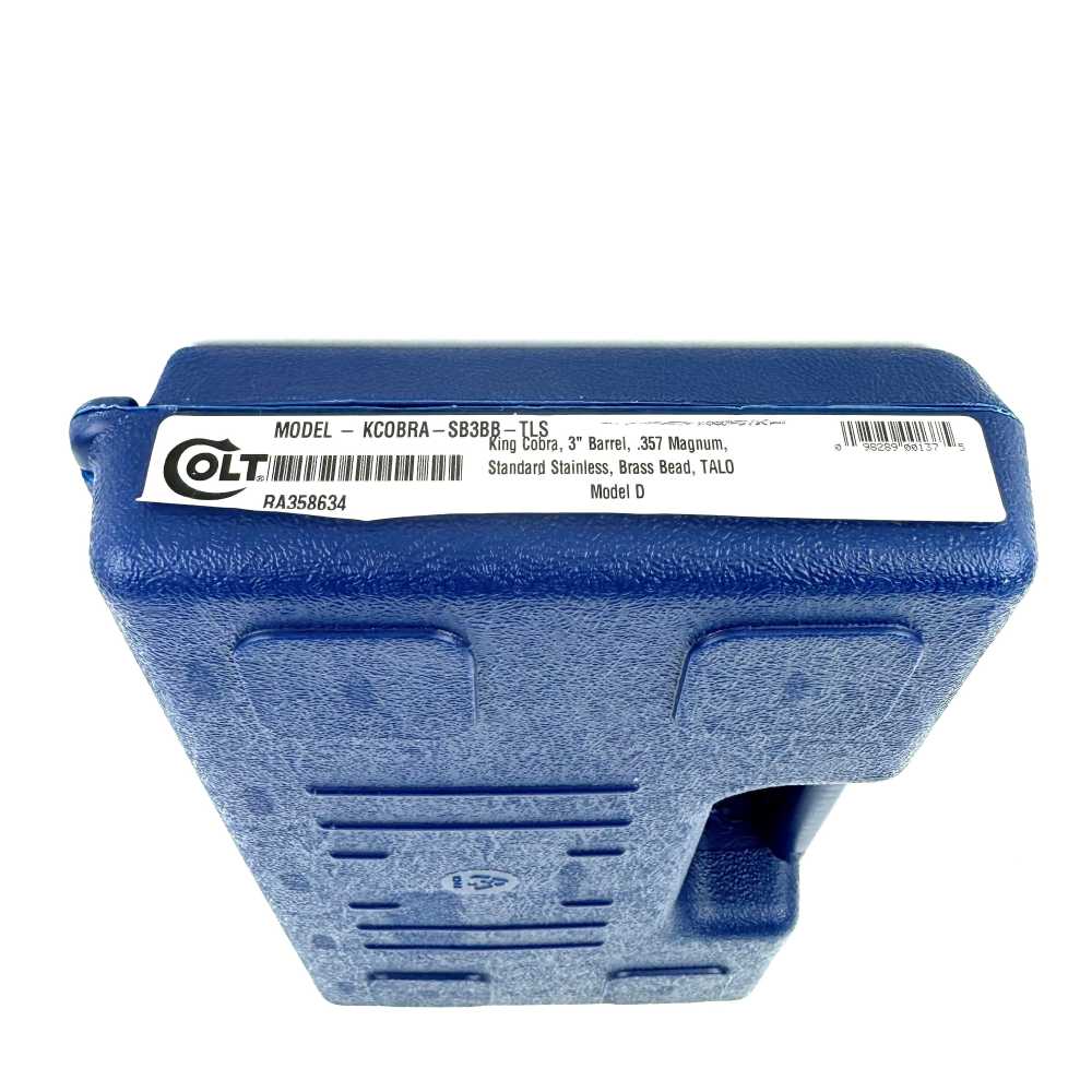 New In Box Colt King Cobra Revolver - TALO Edition - .357 mag - 3" Barrel-img-5