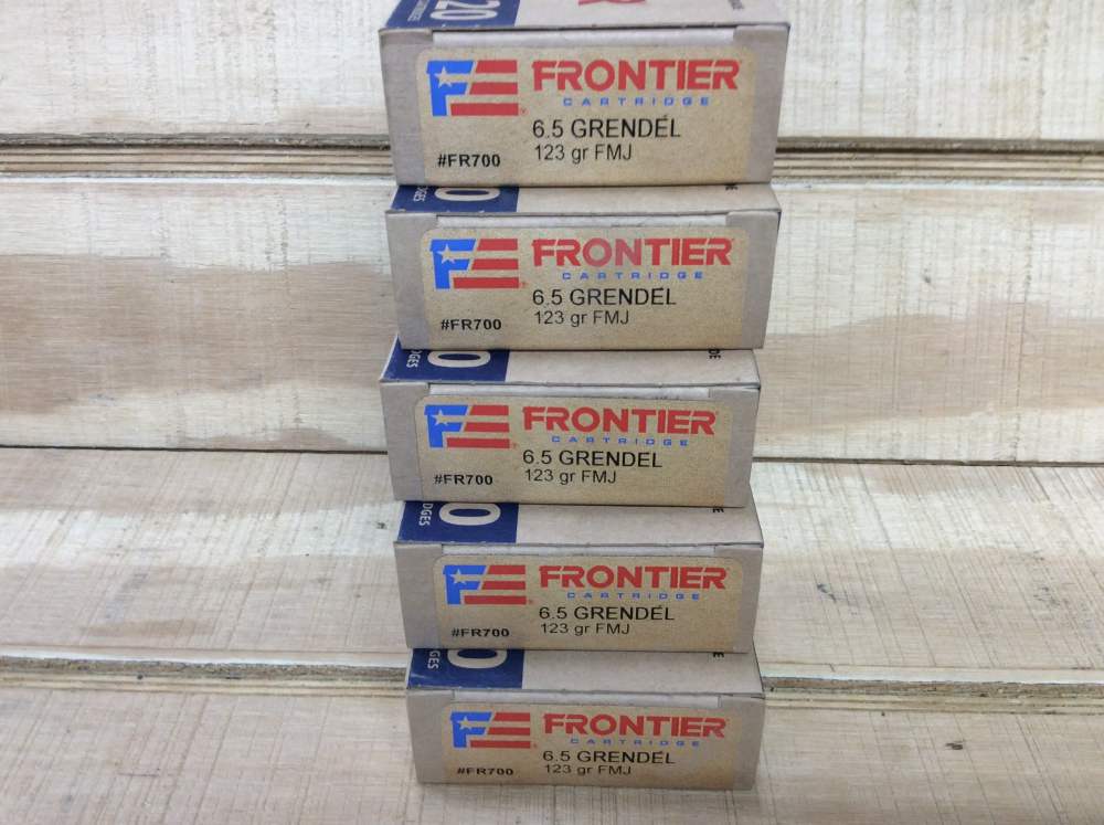 Hornady Frontier 6.5 Grendel 123 Grain FMJ – Military-Grade / Training Ammo-img-0