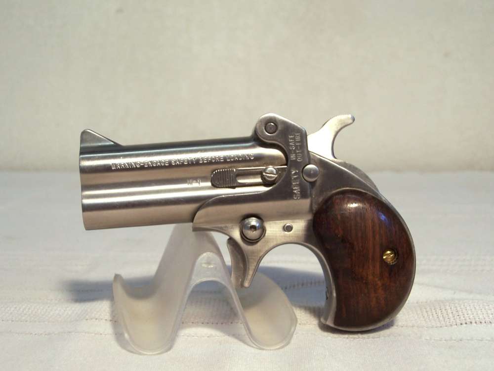 American Derringer Model M1, 45 Colt or 410 Shells, Excellent Condition-img-6