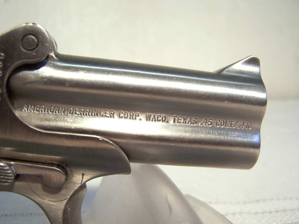 American Derringer Model M1, 45 Colt or 410 Shells, Excellent Condition-img-3