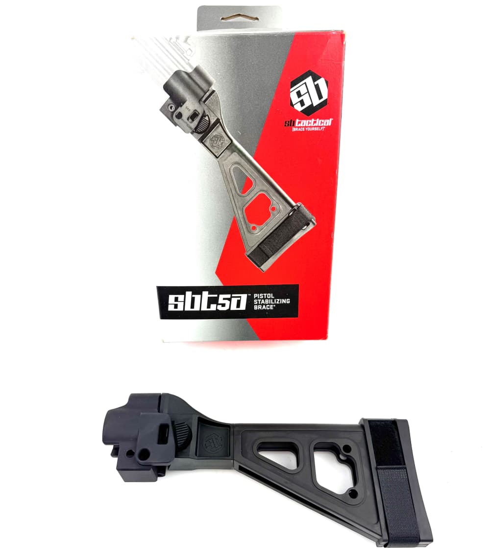 New SB Tatical SBT5 Side Folding Arm Brace - HK MP5 Type Guns -img-0