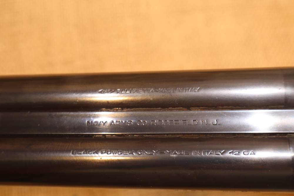 Pietta NAVY ARMS Black Powder 12 G Double Barrel Shotgun NICE!-img-13