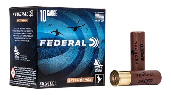 Federal WF107BB Speed-Shok 10 Gauge 3.50in 1 1/2oz BBShot 25 Per Box/10 Cas-img-1