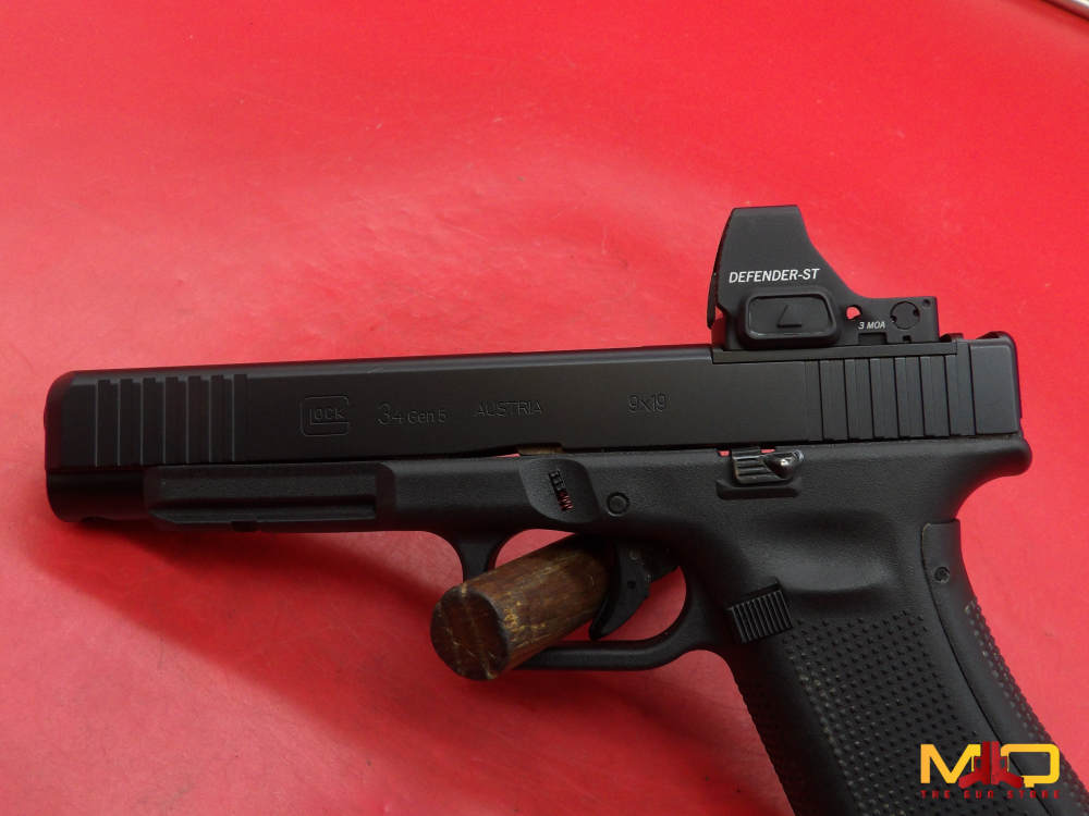 Glock G34 Gen5 MOS 9mm Excellent Condition In Case Penny Start!-img-2