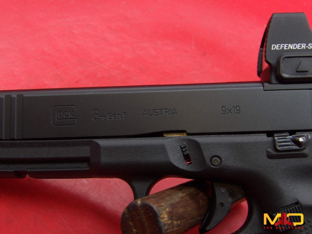 Glock G34 Gen5 MOS 9mm Excellent Condition In Case Penny Start!-img-4