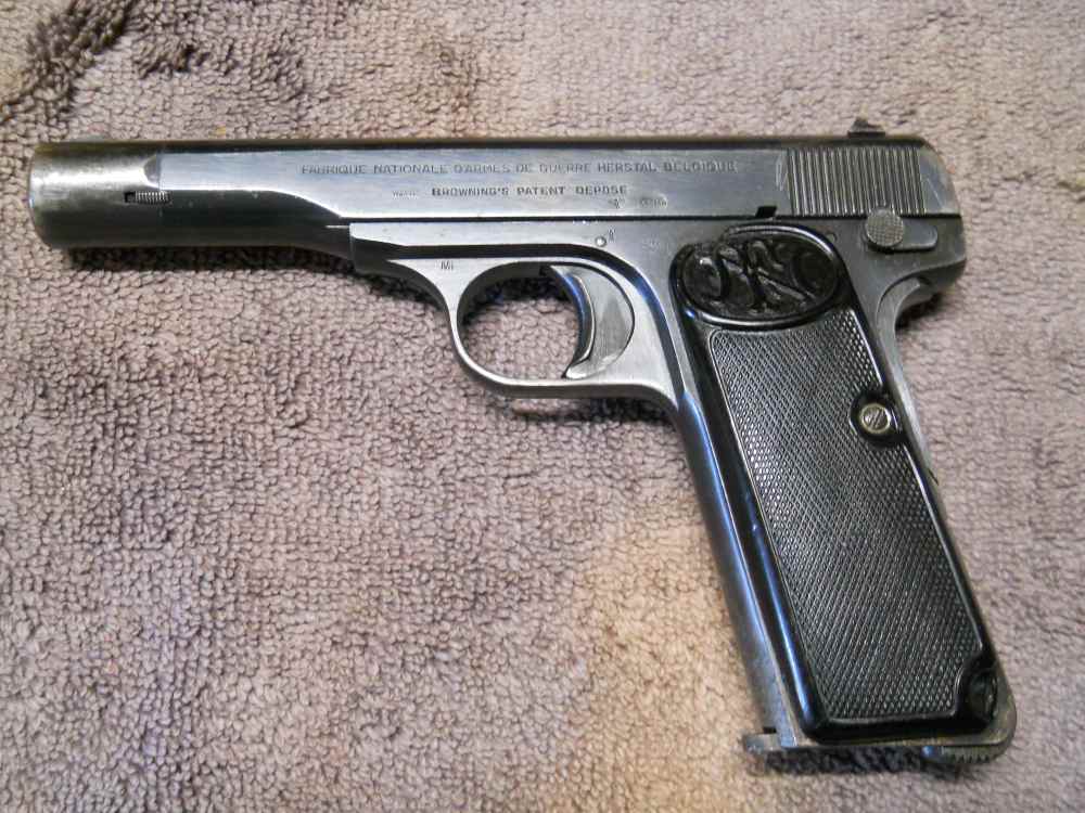 FN Browning Model 1922 - German WaA140 - 32 ACP - 1944 - Matching #'s-img-0