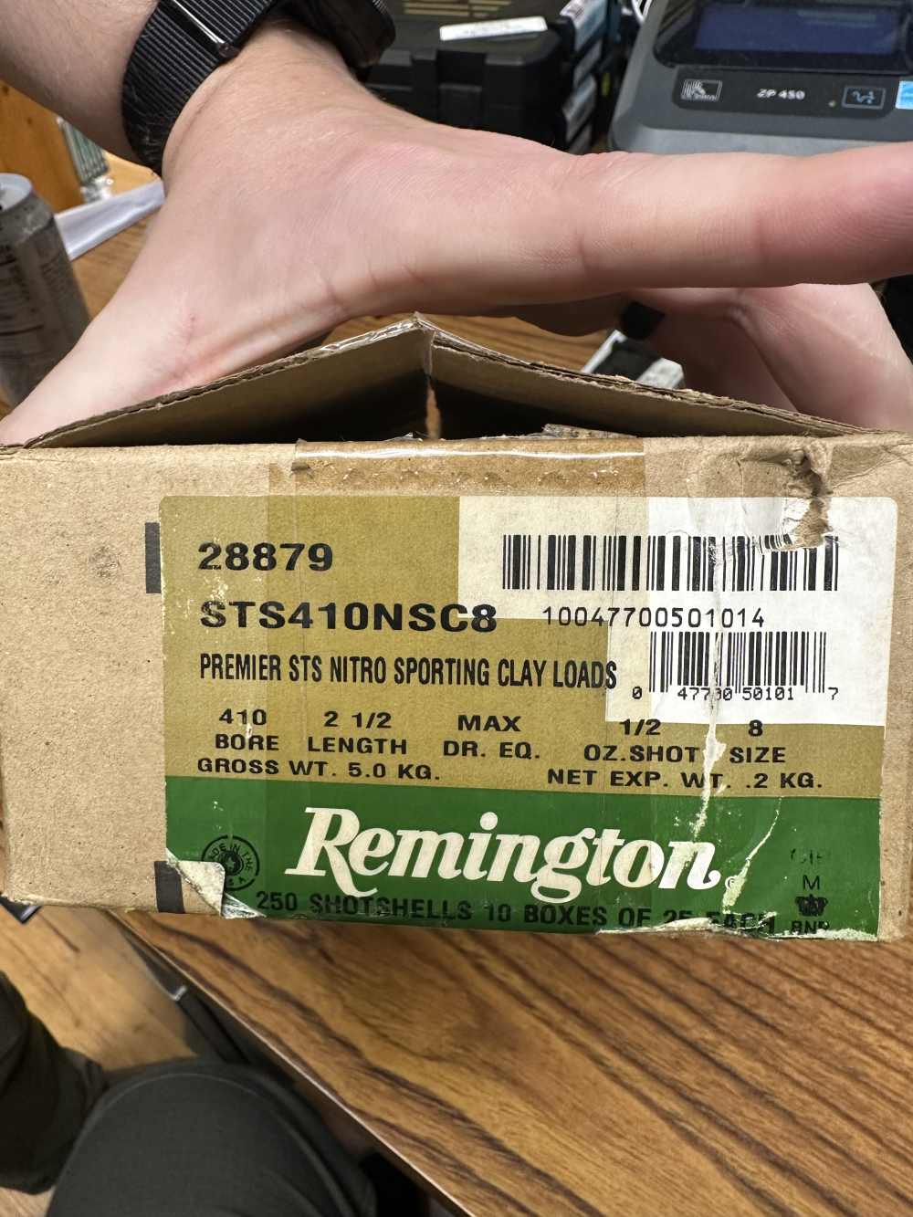 Remington Premier Nitro 410GA 250 Rd Case #STS410NSC8-img-0