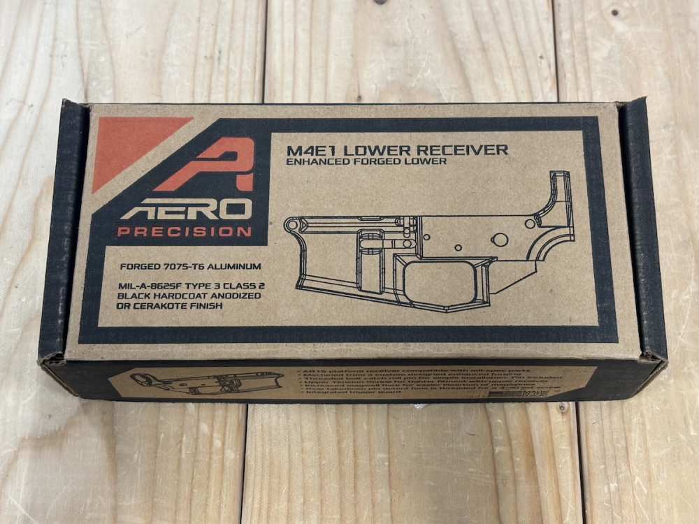 Aero Precision API M4E1 FDE Cerakoted stripped lower receiver-img-6