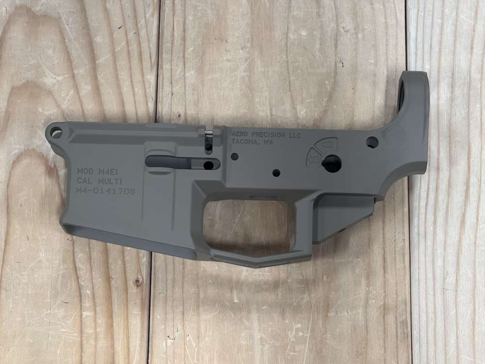 Aero Precision API M4E1 FDE Cerakoted stripped lower receiver-img-0