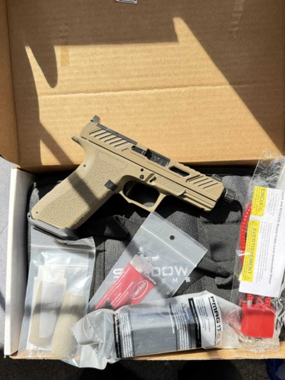 Shadow Systems XR920 Elite 9mm Luger Pistol 5 Flat Dark Earth/Black SS3022-img-0