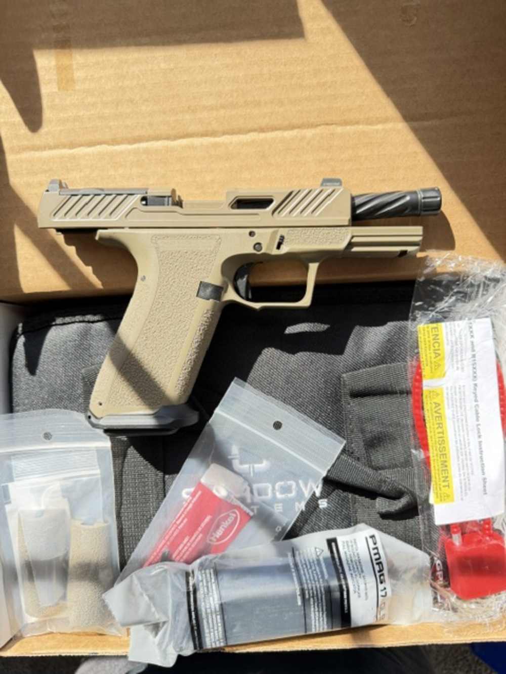 Shadow Systems XR920 Elite 9mm Luger Pistol 5 Flat Dark Earth/Black SS3022-img-3