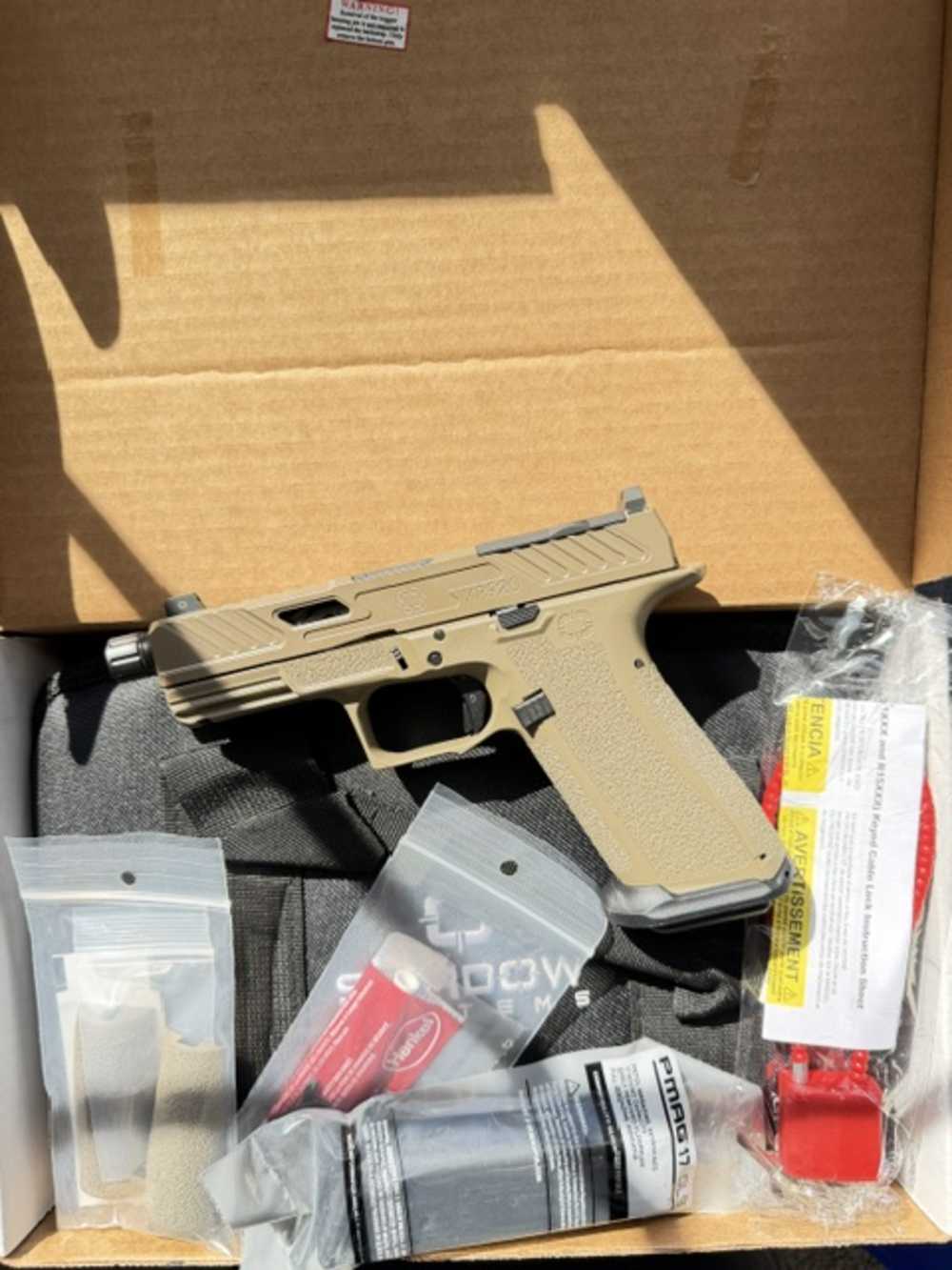 Shadow Systems XR920 Elite 9mm Luger Pistol 5 Flat Dark Earth/Black SS3022-img-1