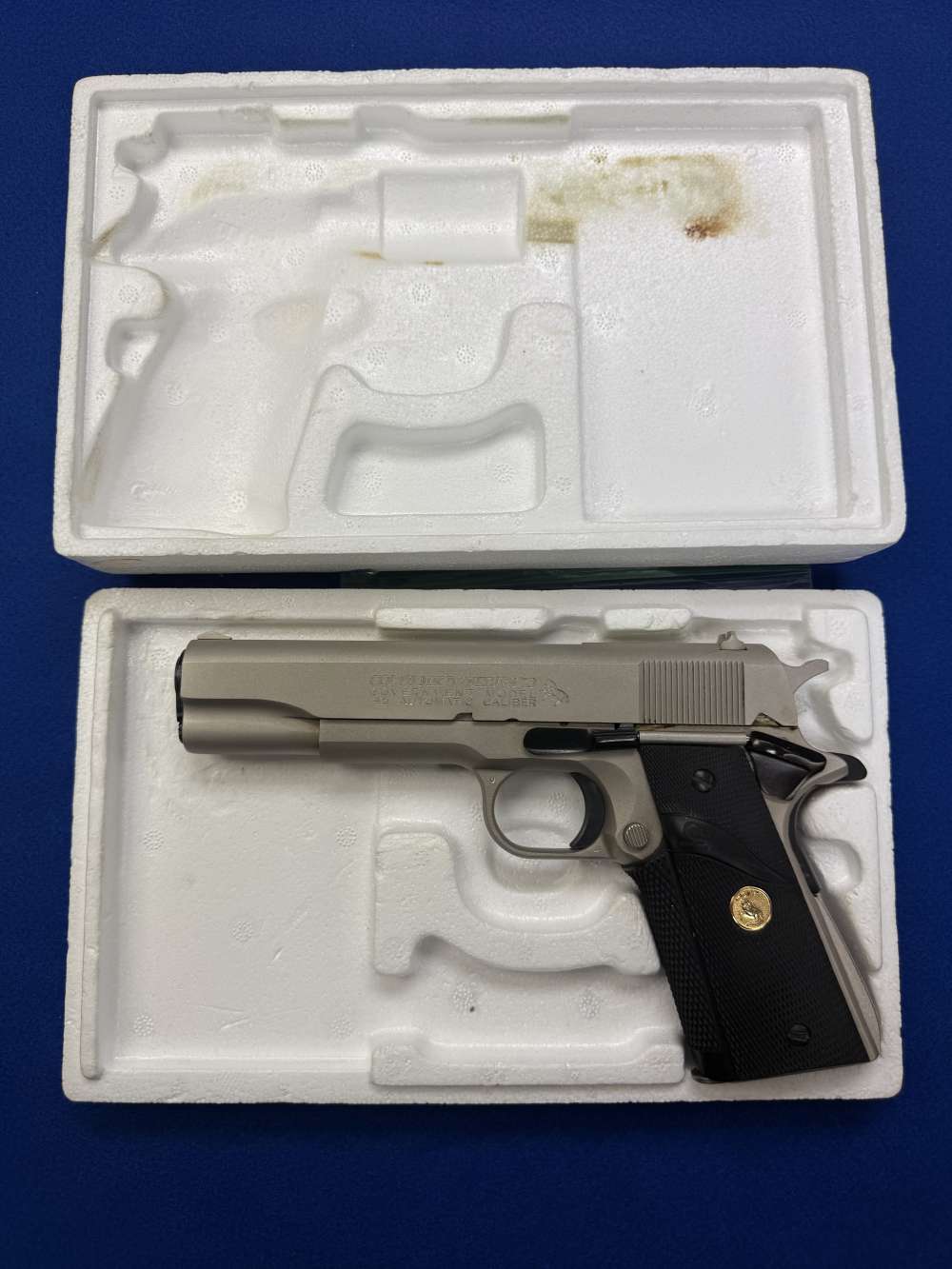 Colt MKIV Series 70 .45acp factory grease unfired As new in box Satin Rare-img-8