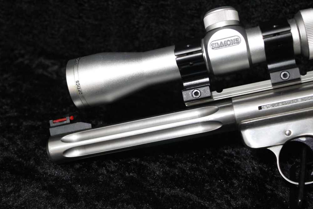 RUGER MARK III HUNTER .22 LR WITH SCOPE AND CASE-img-6